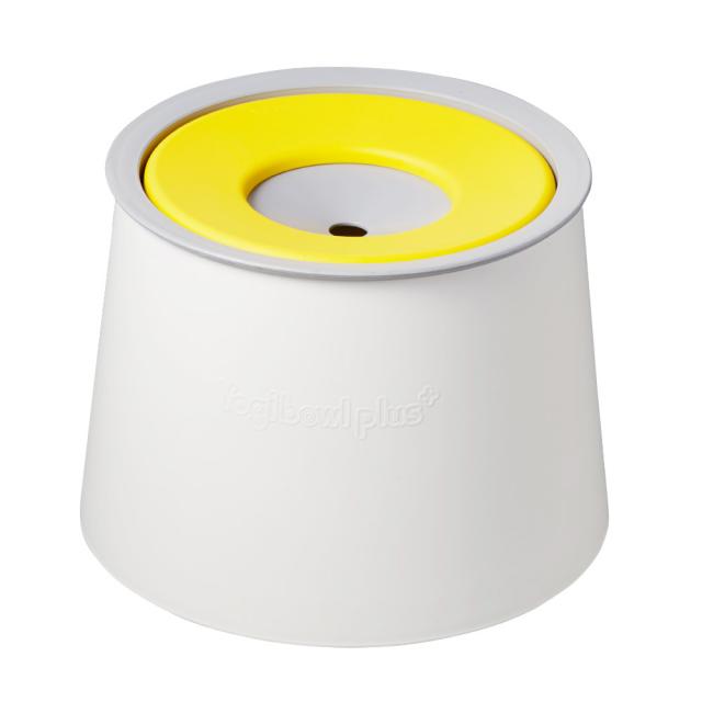 요기펫 스탠드 강아지 물그릇 215 x 158 mm 1L, Yellow, 1개