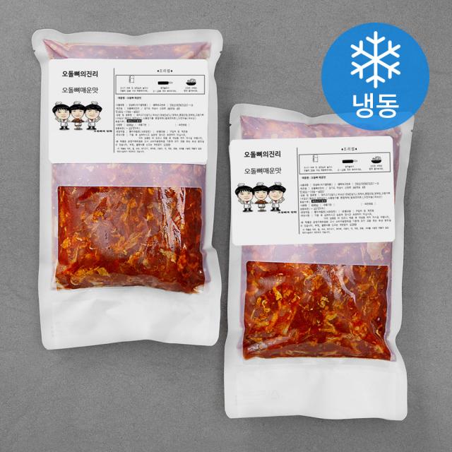 오돌뼈의진리 오돌뼈 매운맛 (냉동), 600g, 2개