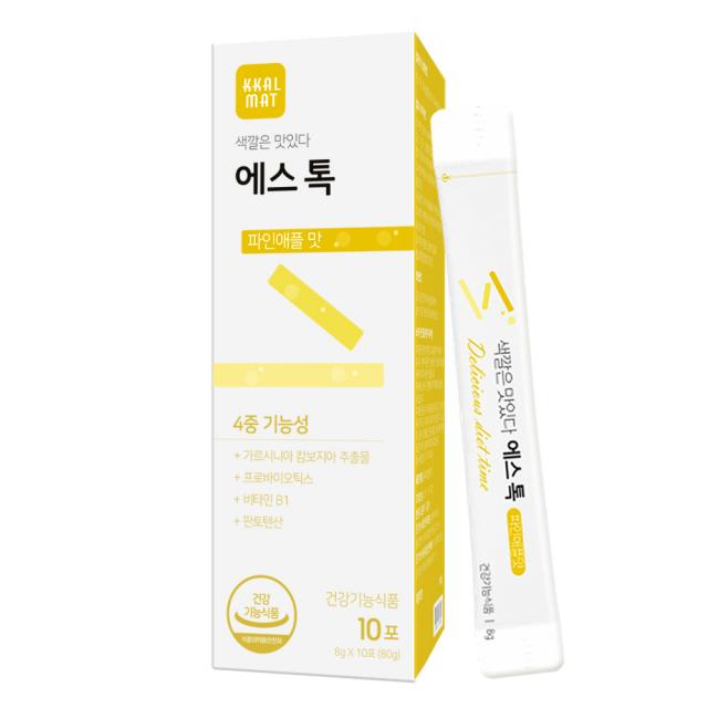 색깔은맛있다 에스 톡 파인애플맛 10p, 1개, 80g