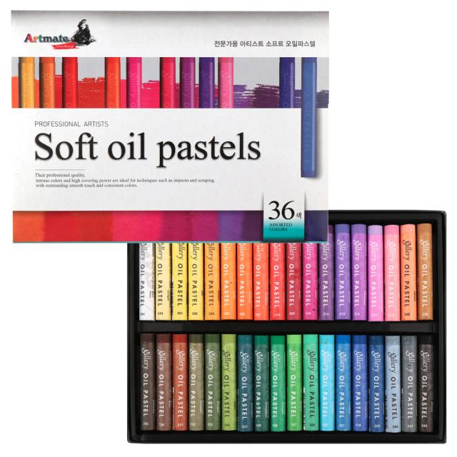 아트메이트 전문가용 아티스트 소프트 오일파스텔, 36색