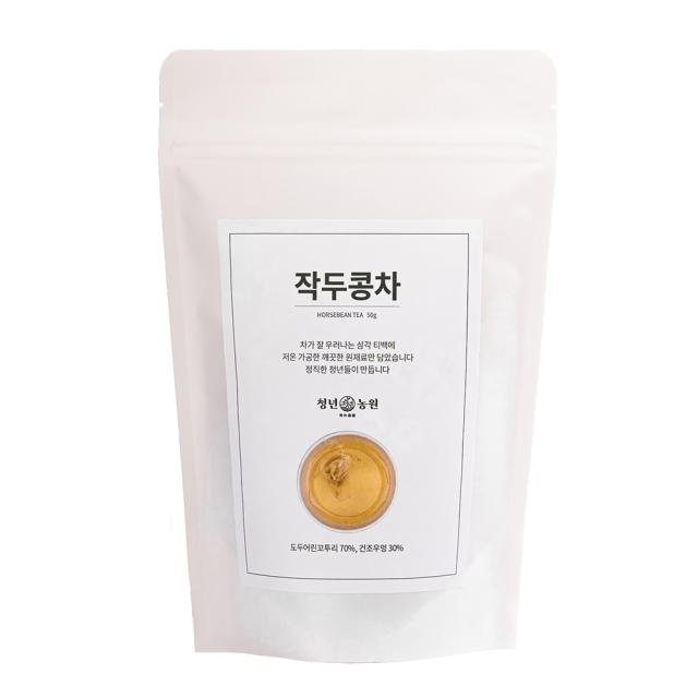 청년농원 작두콩차 삼각티백, 1g, 50개