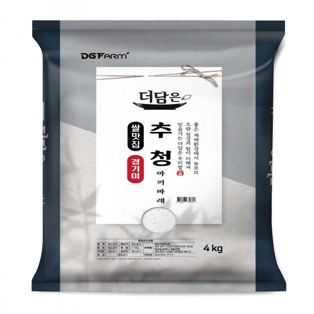 대구농산 더담은 경기미 추청쌀 아끼바레, 4kg(상등급), 1개