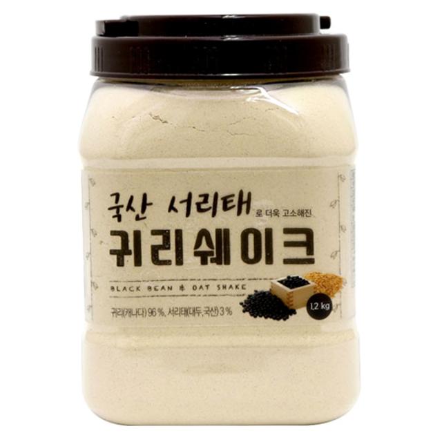 태광선식 국산서리태로 더욱 고소해진 귀리쉐이크, 1.2kg, 1개