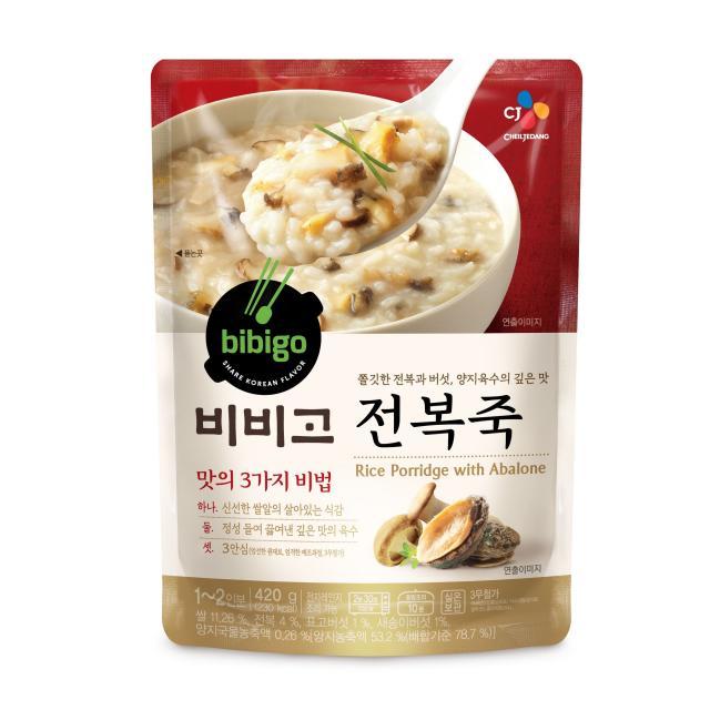 비비고 전복죽 파우치, 420g, 1개