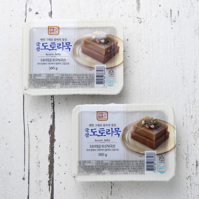 친정엄마 국산 도토리묵, 350g, 2개