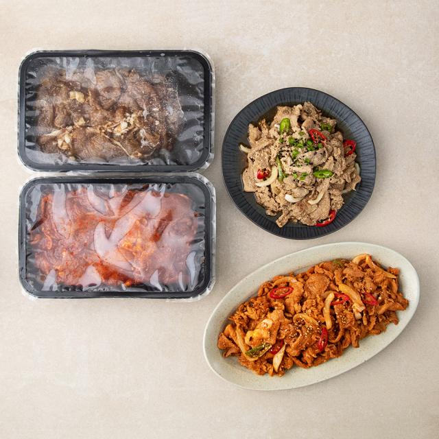 곰곰 한돈 매콤한 제육 볶음 800g + 곰곰 한돈 간장맛 불고기 800g, 1600g, 1세트