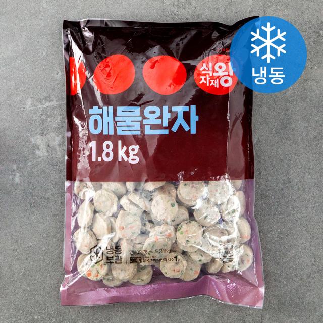 식자재왕 해물완자 (냉동), 1.8kg, 1팩