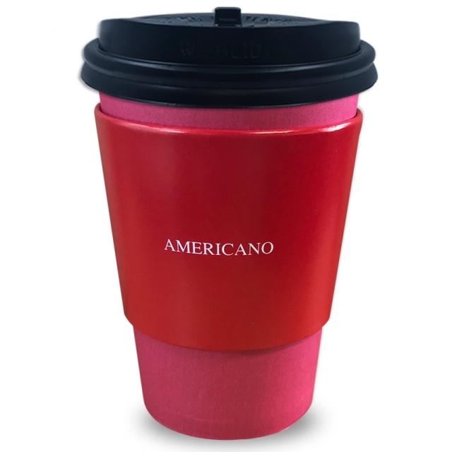 투고팩 레드 에어 컵홀더 100p + 종이컵 380ml (13온스) 100p + 개폐형뚜껑 100p, 1세트