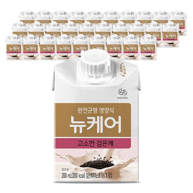 대상웰라이프 뉴케어 고소한검은깨 완전균형영양식, 200ml, 30개