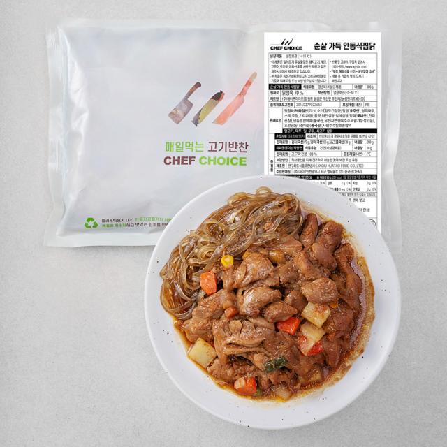 셰프초이스 순살 가득 안동식 찜닭, 1060g, 1개