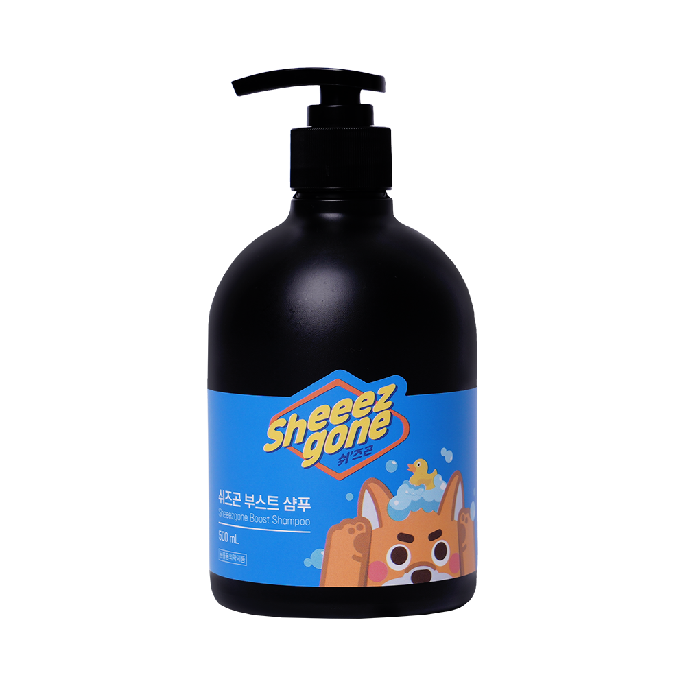 쉬즈곤 반려동물 부스트 샴푸 애플블라썸향 500ml, 1개