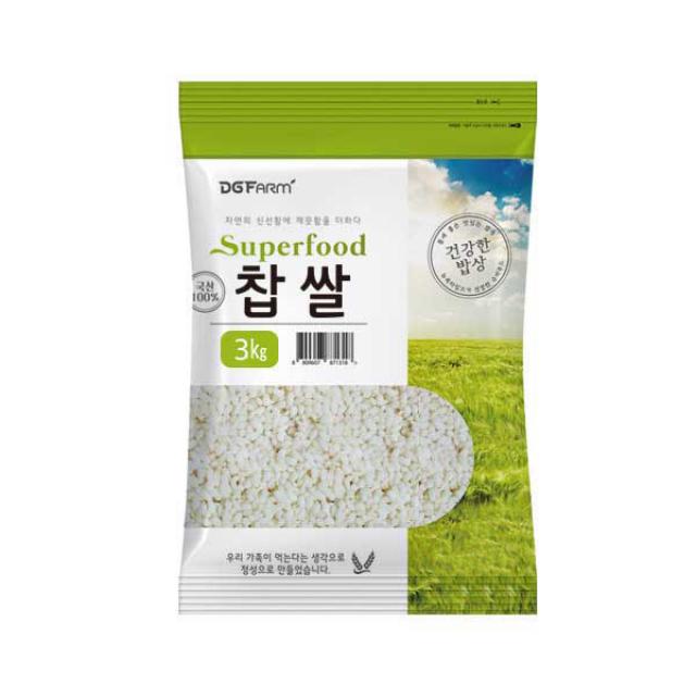 대구농산 찹쌀 3kg 1개