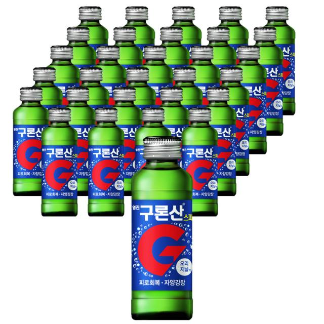 해태음료 영진 구론산 탄산 스파클링 오리지날, 150ml, 30개