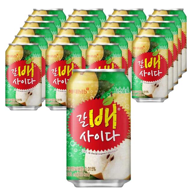 해태음료 갈배 사이다 355ml 24개입