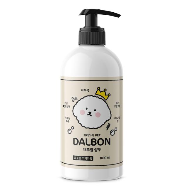 달본 PET 내추럴 강아지 샴푸린스겸용, 1000ml, 1개