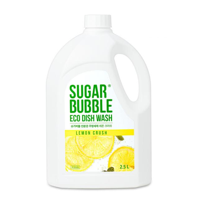 슈가버블 친환경 주방세제 레몬 크러쉬, 2.5L, 1개