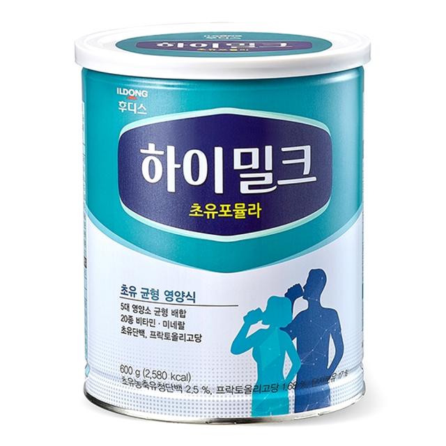 일동후디스 하이밀크 초유 포뮬라 성인분유 1개 600g