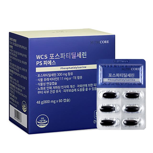 뉴트리코어 WCS 포스파티딜세린, 60정, 1개