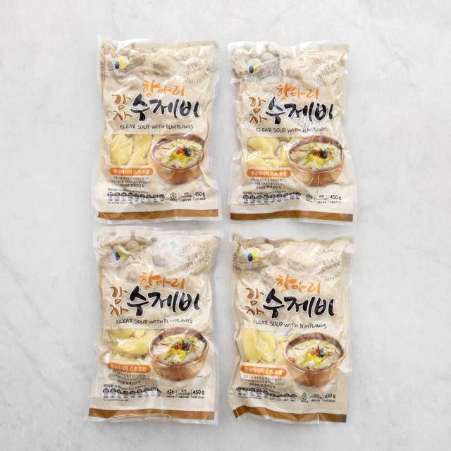 삼호농산 항아리 감자 수제비 450g 4개