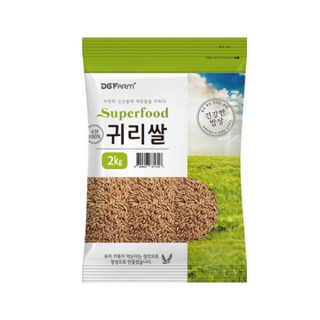 2019년 햇곡 대구농산 국산 귀리쌀 2kg 1개