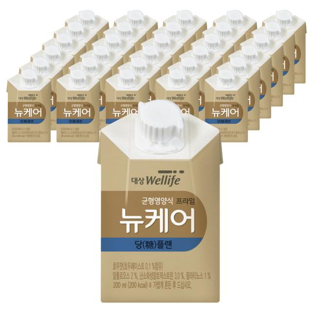 대상웰라이프 뉴케어 당플랜 당뇨환자영양식 200ml 60개