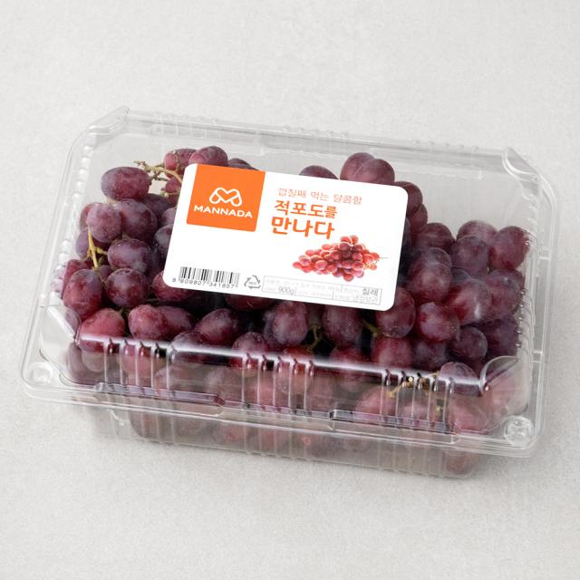 [로켓프레시] 만나다 칠레 적포도, 900g, 1개