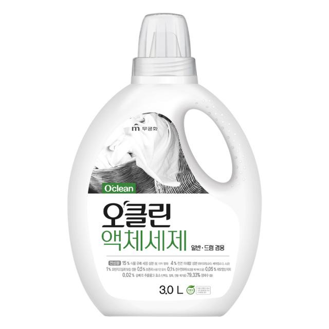 무궁화 오클린 액체세제, 3L, 1개