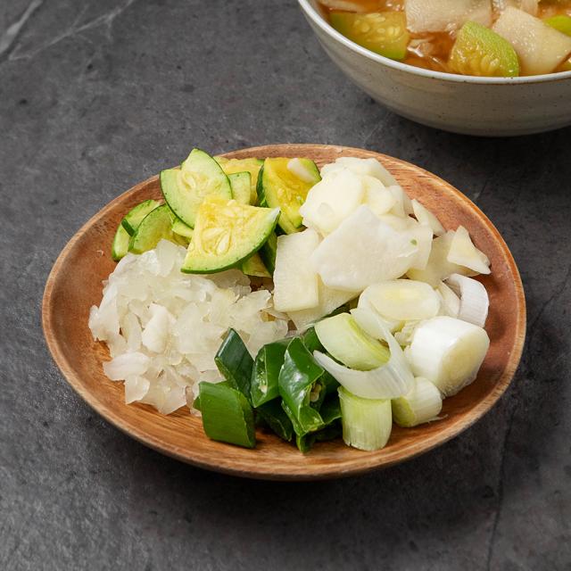 국내산 된장찌개용 손질채소 360g 1팩