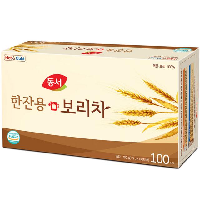 동서 한잔용 보리차, 1.5g, 100개