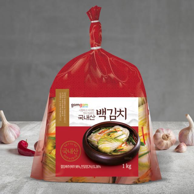 곰곰 백김치 1kg 1개