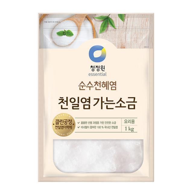 대상 청정원 천일염 가는 소금, 1개, 1kg