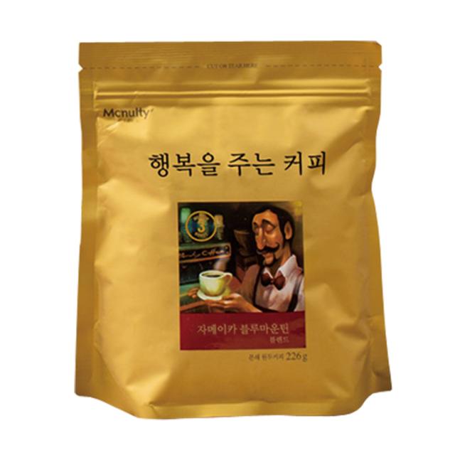 맥널티 자메이카 블루마운틴 블렌드 분쇄 원두커피, 226g