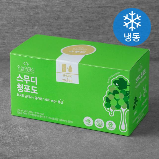 오늘의일상 스무디 청포도 240g (냉동), 5개