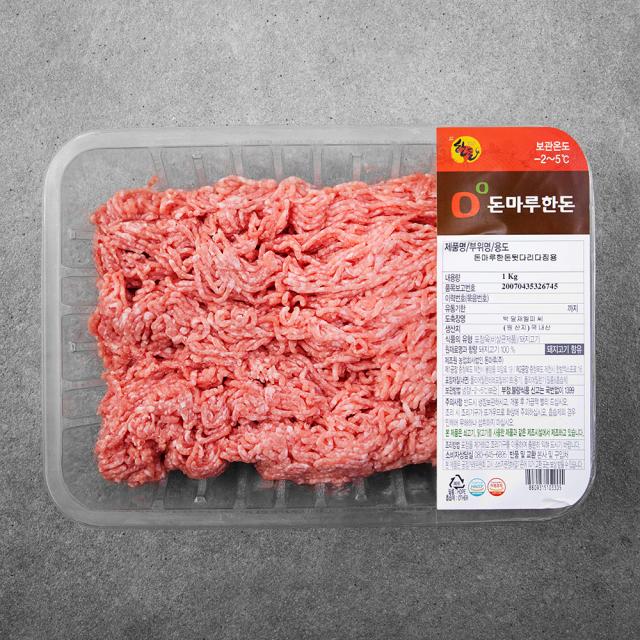 돈마루한돈 뒷다리 다짐육 (냉장), 1kg, 1개