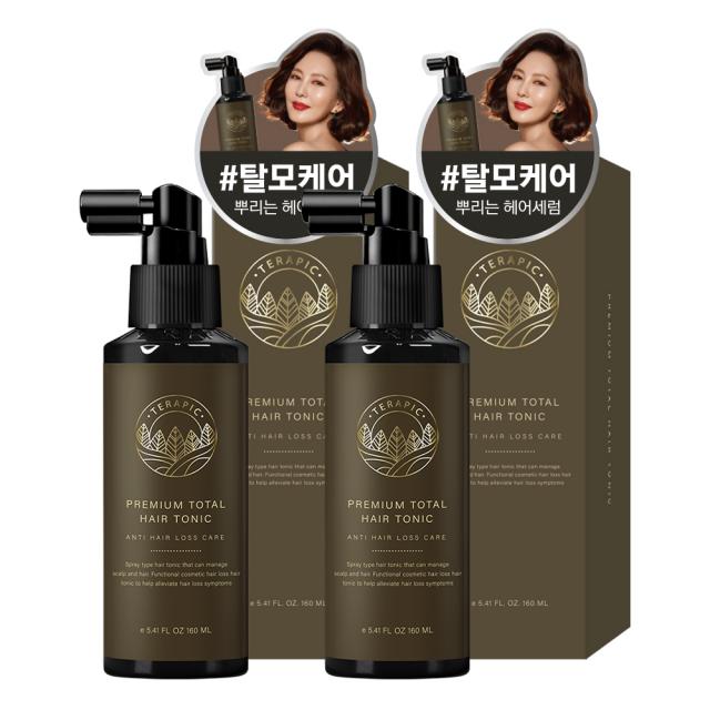 테라픽 프리미엄 토탈 헤어토닉, 160ml, 2개