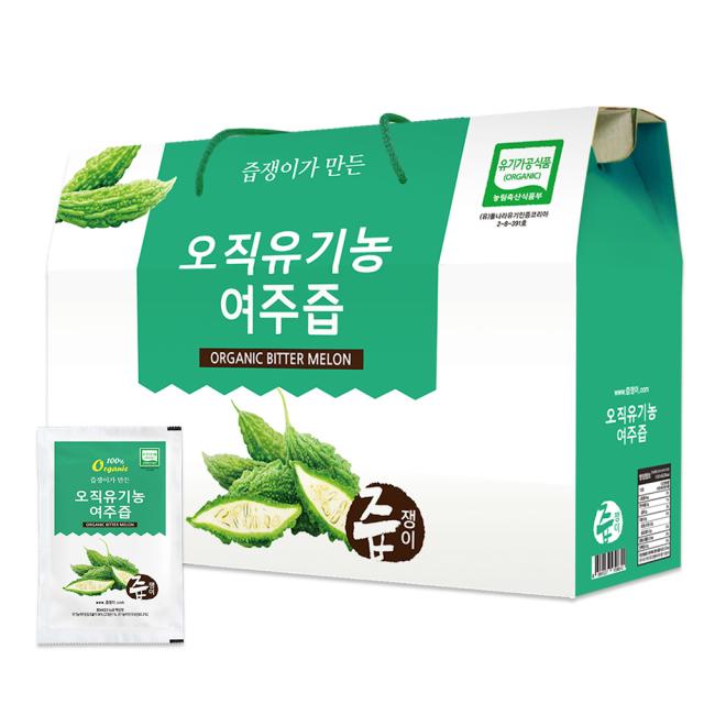 즙쟁이 오직유기농 여주즙, 80ml, 30개