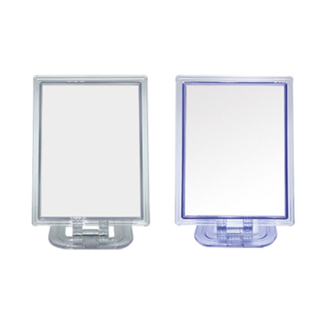 인파우치 신사각거울 중 2개 세트 투명 블루투명