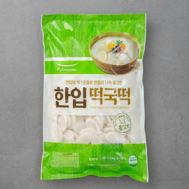 풀무원 한입 떡국떡 1.5kg 1개