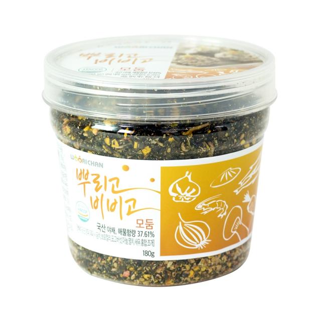 우리찬 뿌리고 비비고 모둠 후리카케, 180g, 1개