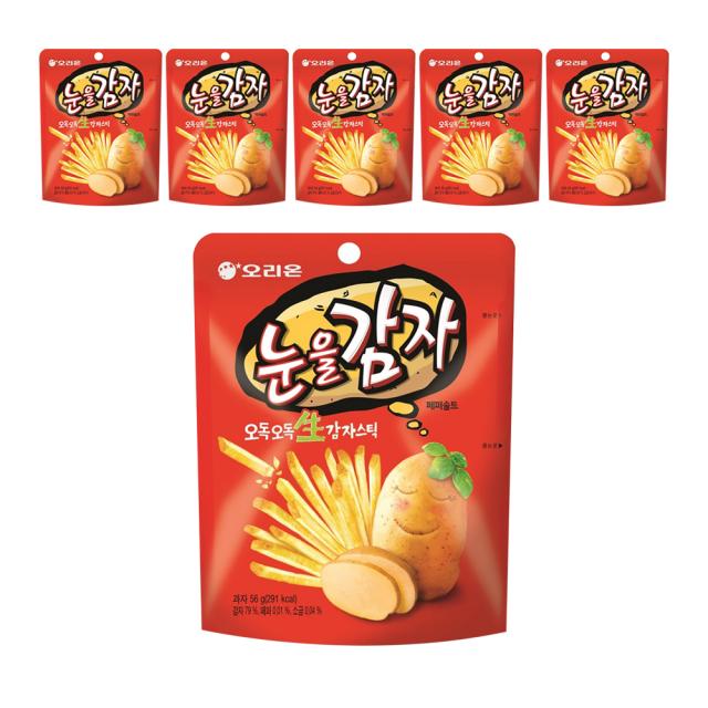 오리온 눈을감자 56g 6개