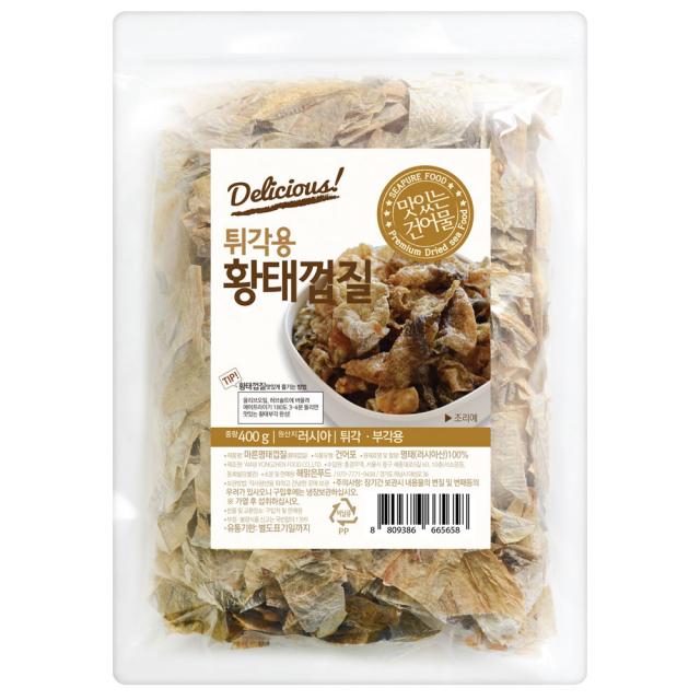 해맑은푸드 황태껍질, 400g, 1개