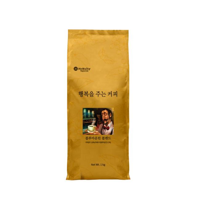 맥널티 자메이카 블루마운틴 블렌드 분쇄 원두커피, 1kg