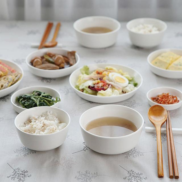 Erato 크림모노 2인 그릇 홈세트 12p 단일 색상 7종