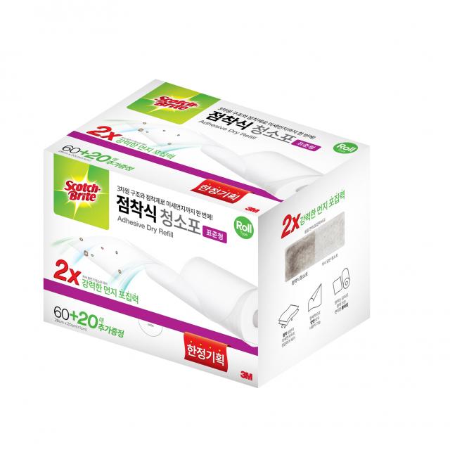 쓰리엠 점착식 청소포 표준형 80매
