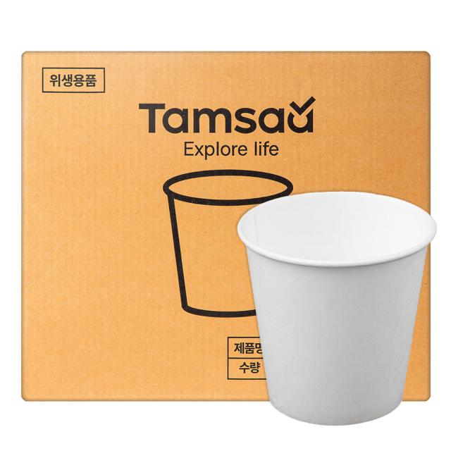 쿠팡 브랜드 탐사 무인쇄 종이컵 180ml 1000개입 1개
