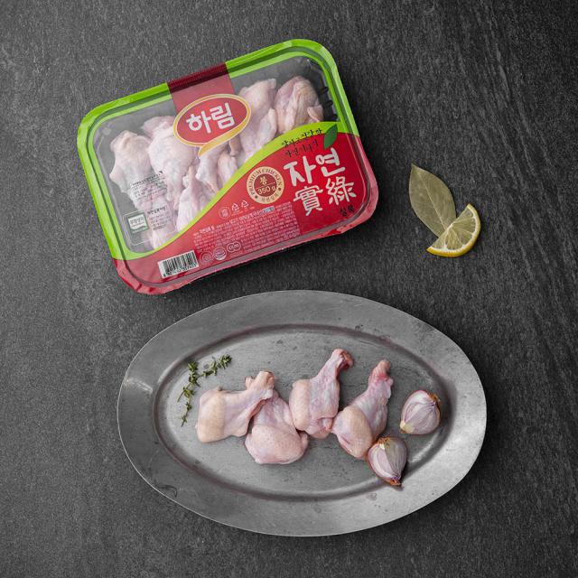 하림 자연실록 무항생제 닭봉 냉장 350g 1개