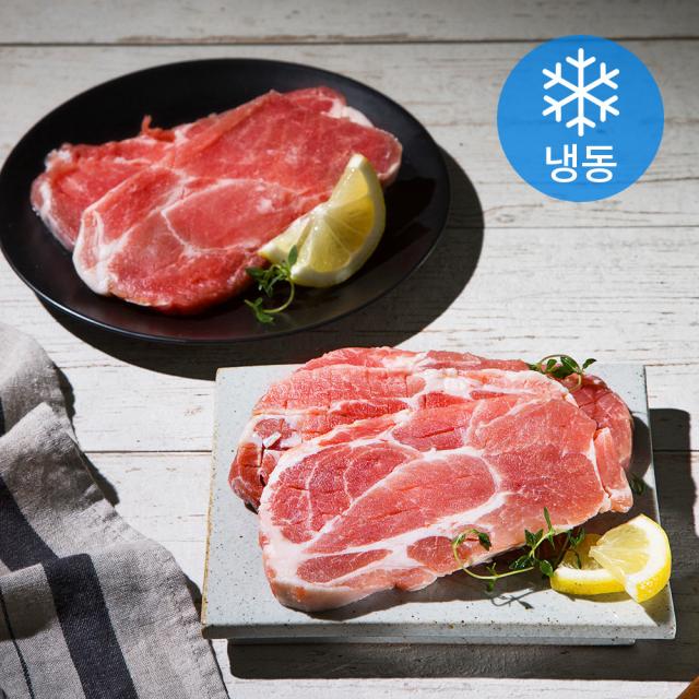 맛기픈 벌집목살 구이용 (냉동), 500g, 3개