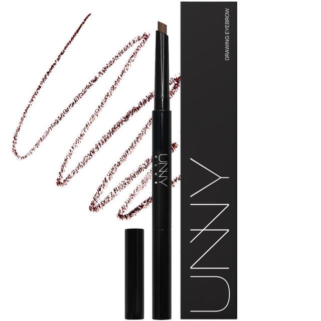 유니클럽 드로잉 아이브로우 타원형 0.35g, 03 갈색, 1개