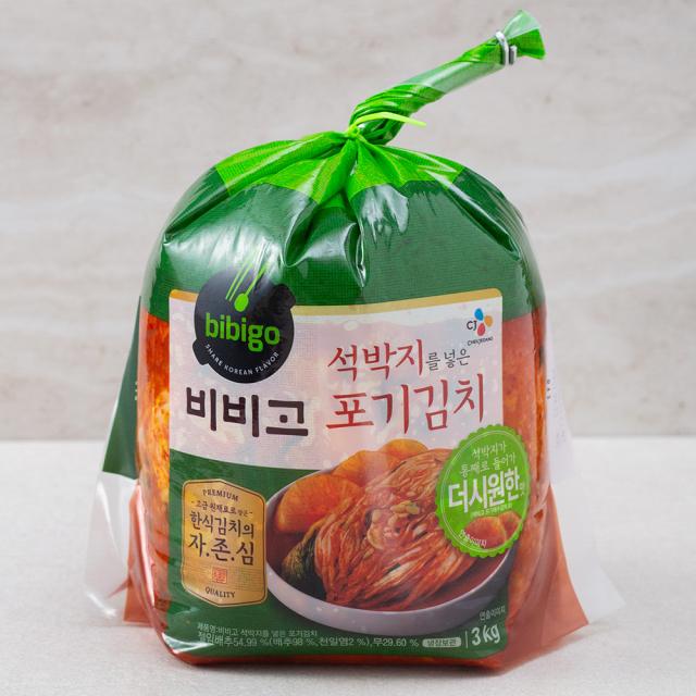 비비고 석박지를 넣은 포기김치, 3kg, 1개