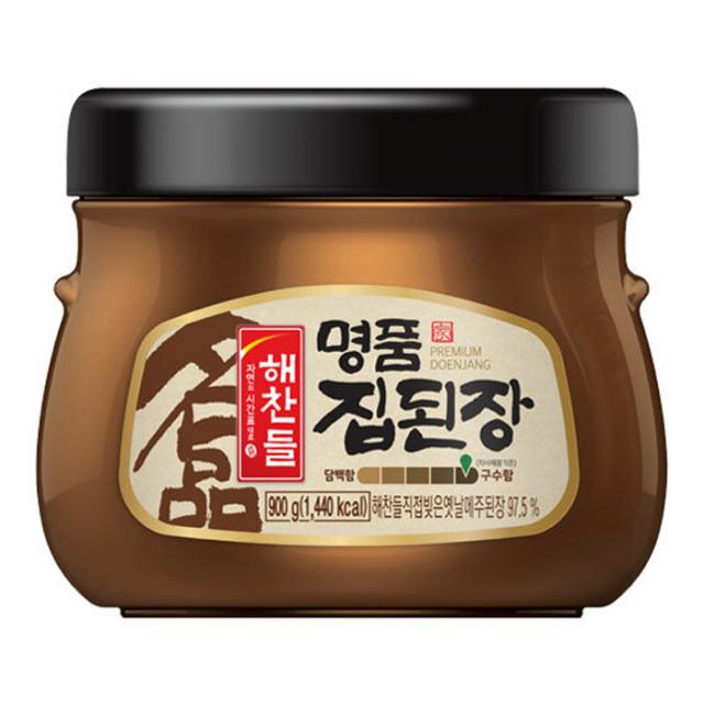 해찬들 명품 집된장, 900g, 1개